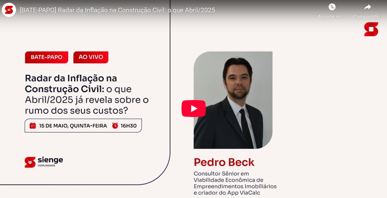 Radar Inflação Construção Civil